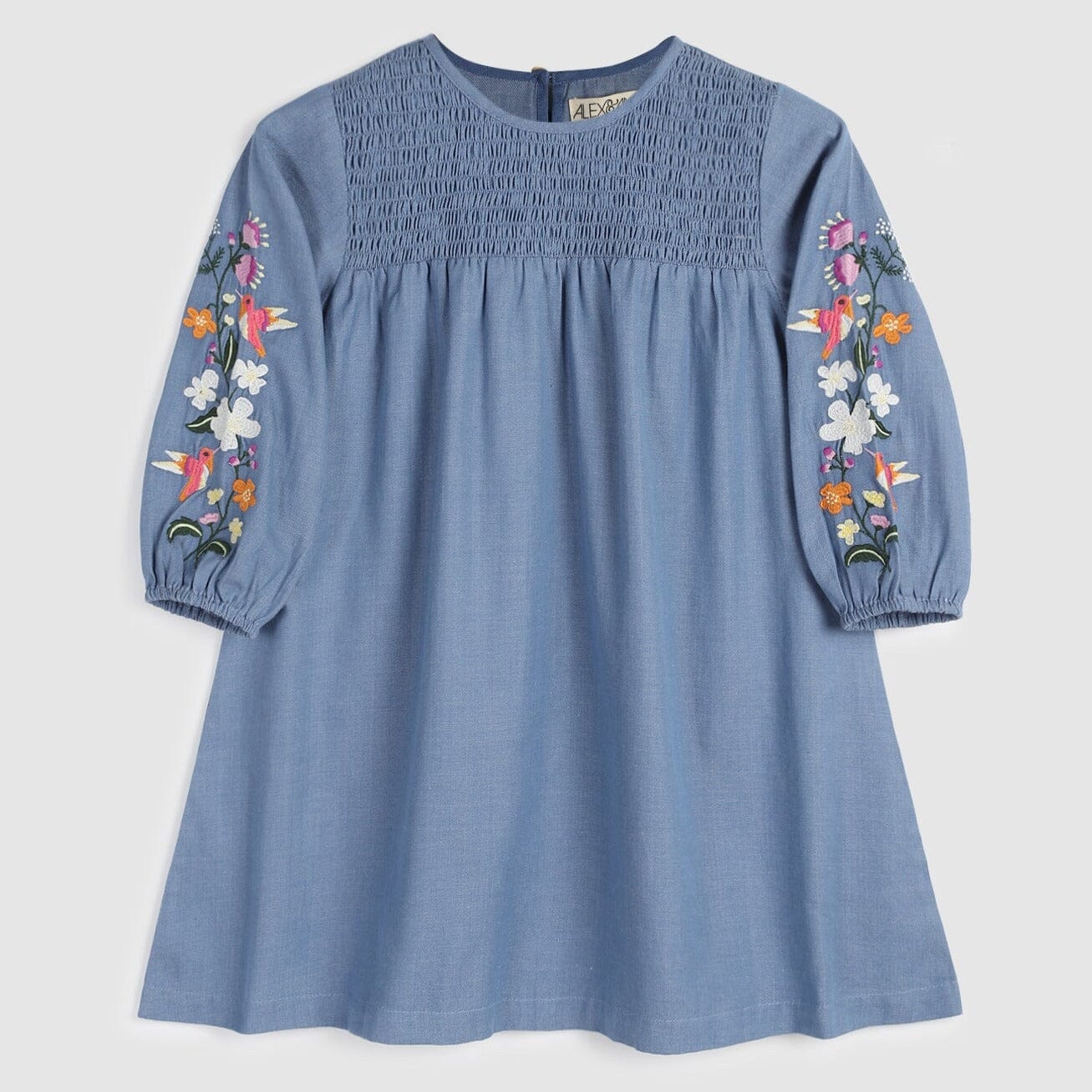 AMELIA DRESS - CHAMBRAY