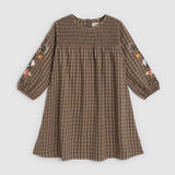 AMELIA DRESS - COFFEE/BLACK