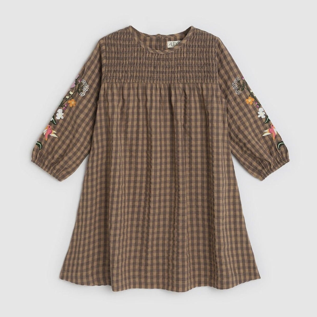 AMELIA DRESS - COFFEE/BLACK