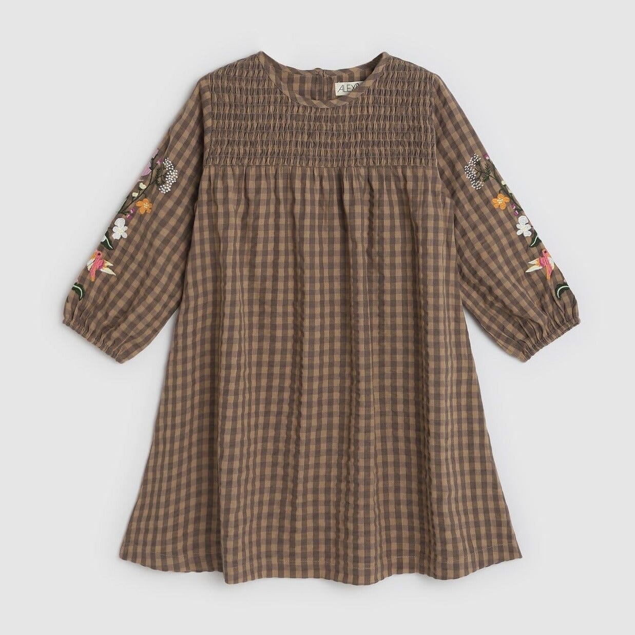 AMELIA DRESS - COFFEE/BLACK