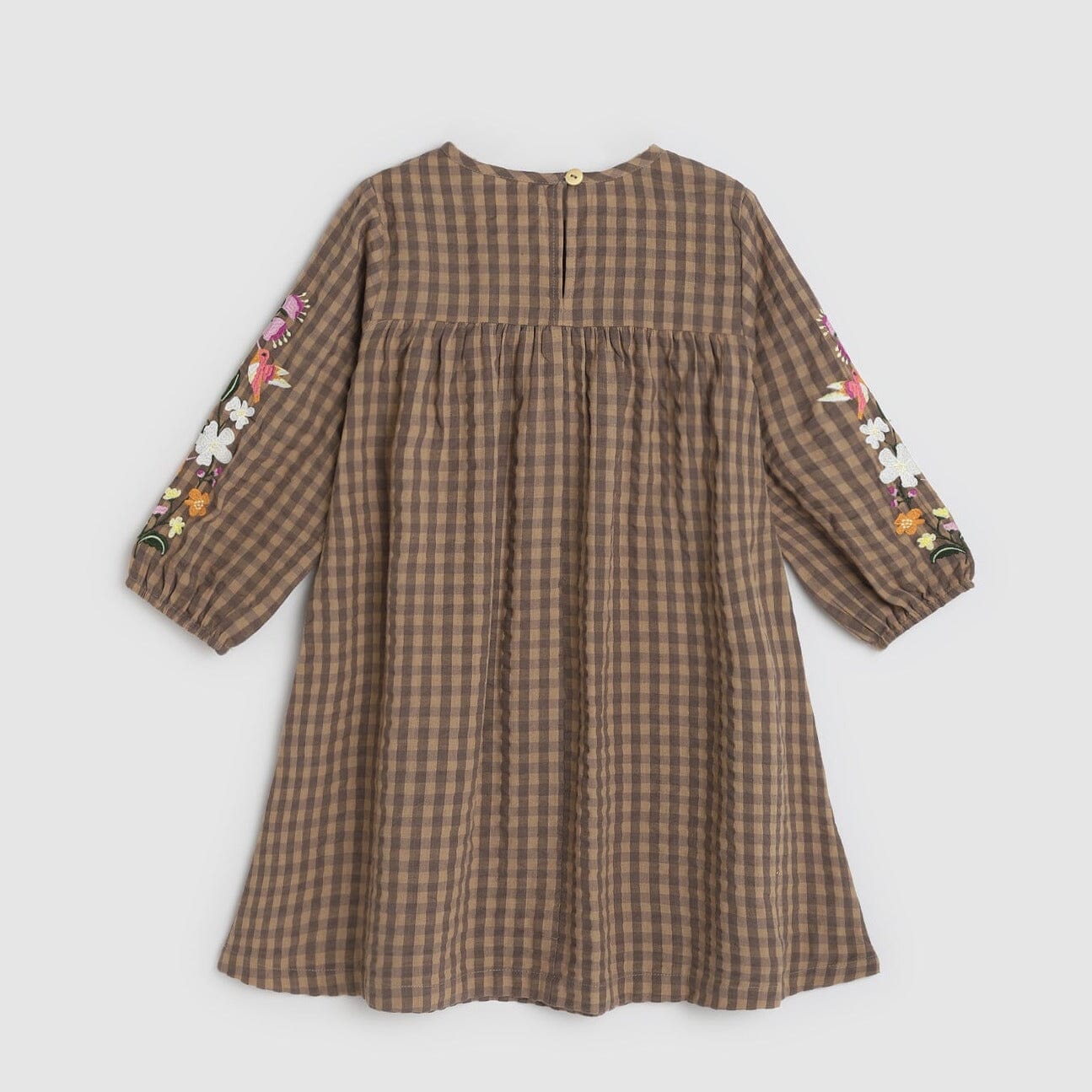 AMELIA DRESS - COFFEE/BLACK