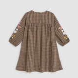 AMELIA DRESS - COFFEE/BLACK
