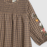AMELIA DRESS - COFFEE/BLACK