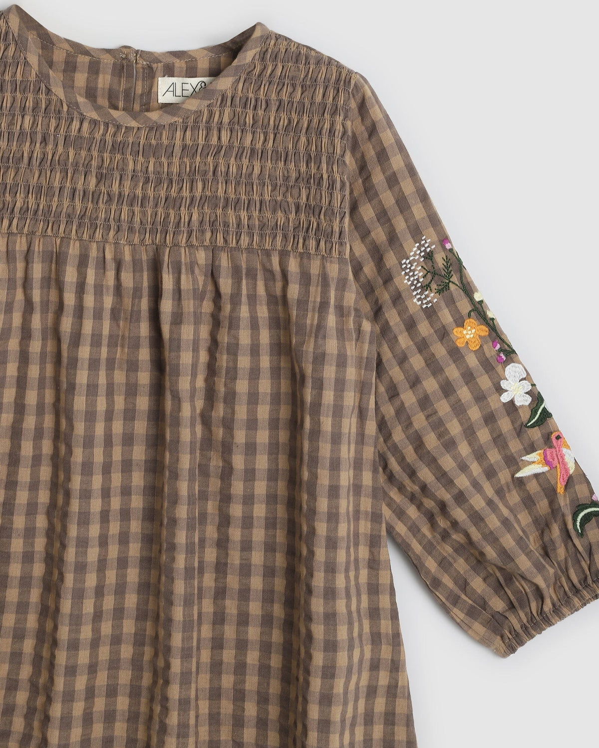 AMELIA DRESS - COFFEE/BLACK