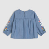 AMELIA TOP - CHAMBRAY