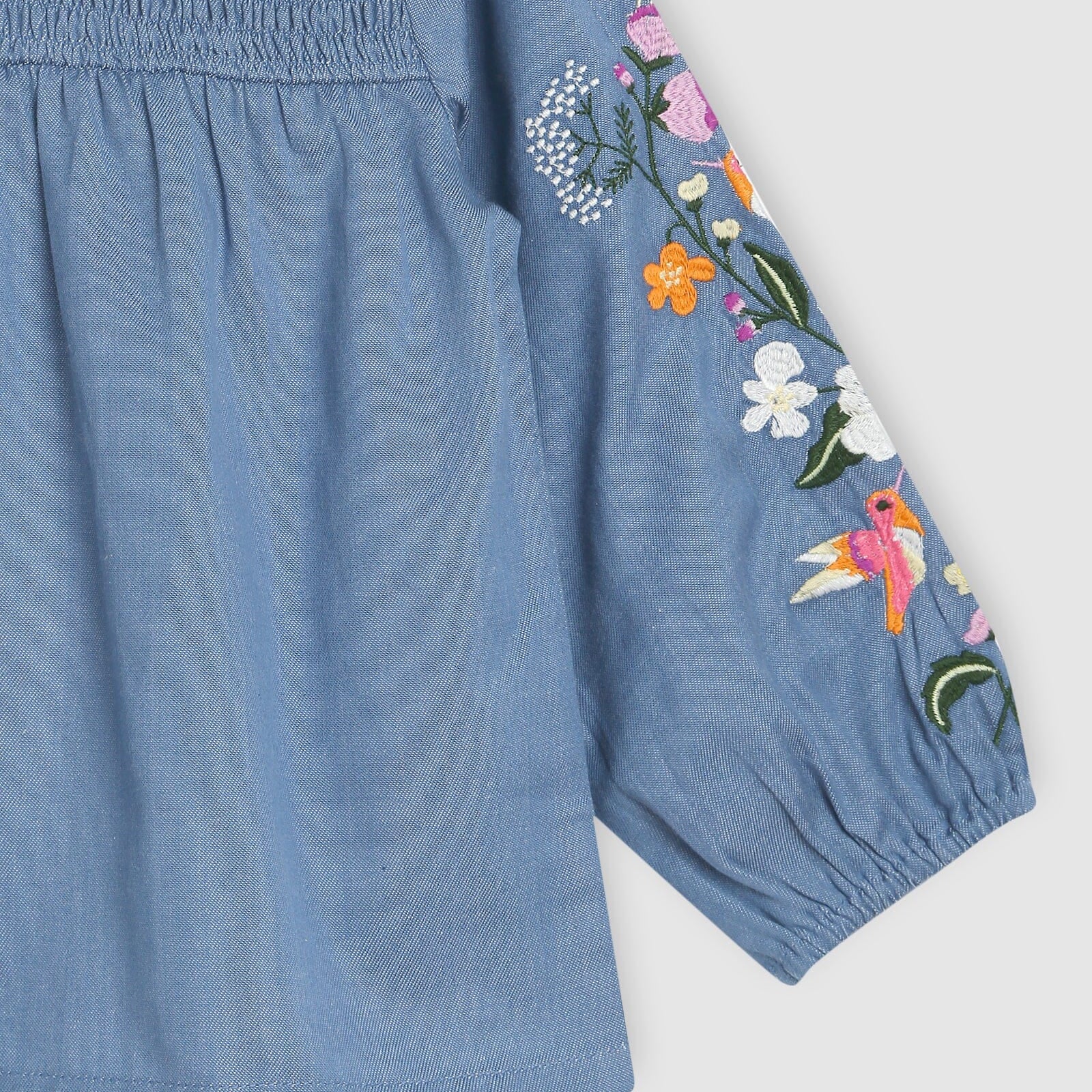 AMELIA TOP - CHAMBRAY