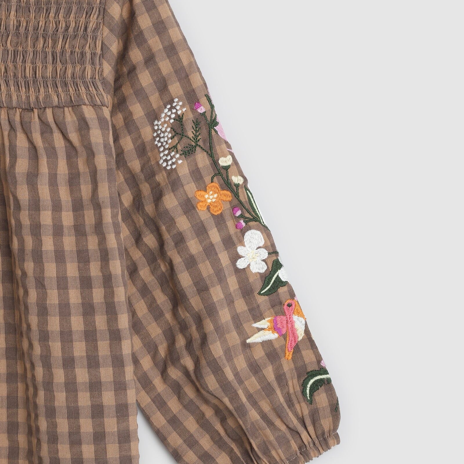 AMELIA TOP - COFFEE/BLACK