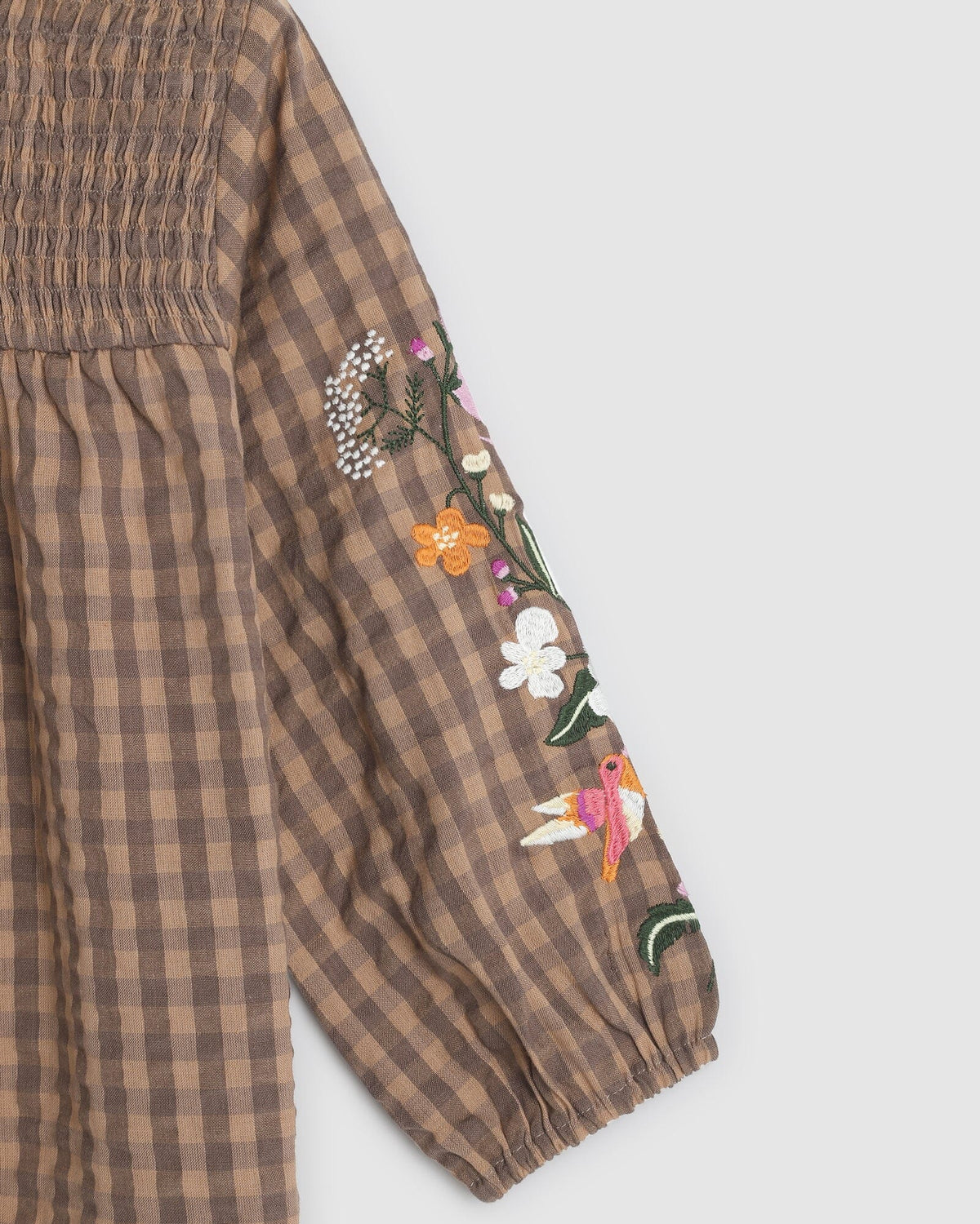 AMELIA TOP - COFFEE/BLACK