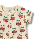 Little Pudin Rib Boyleg Zipsuit