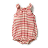 Candy Cane Stripe Rib Playsuit