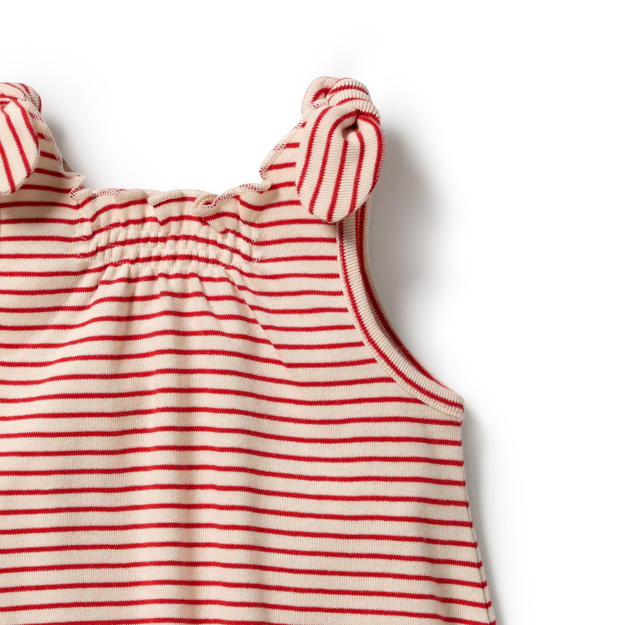 Candy Cane Stripe Rib Playsuit