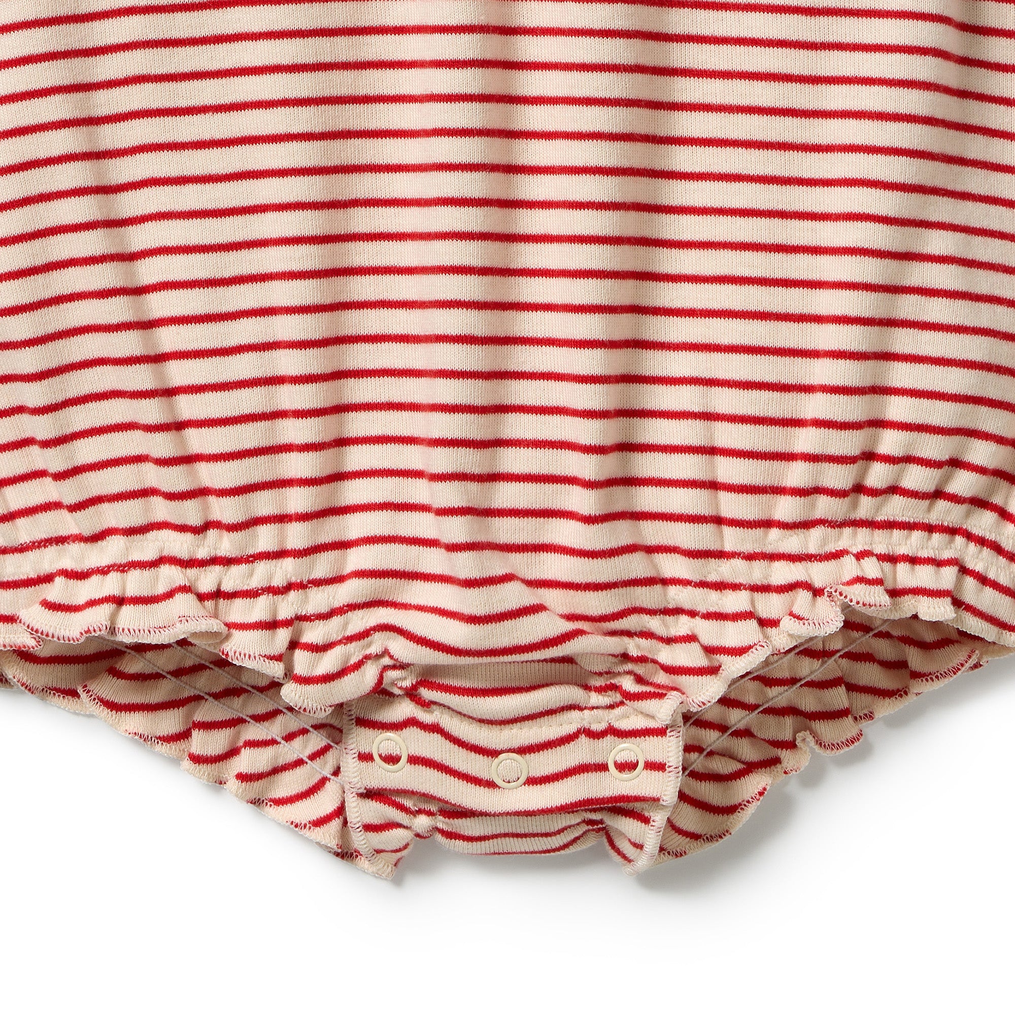 Candy Cane Stripe Rib Playsuit