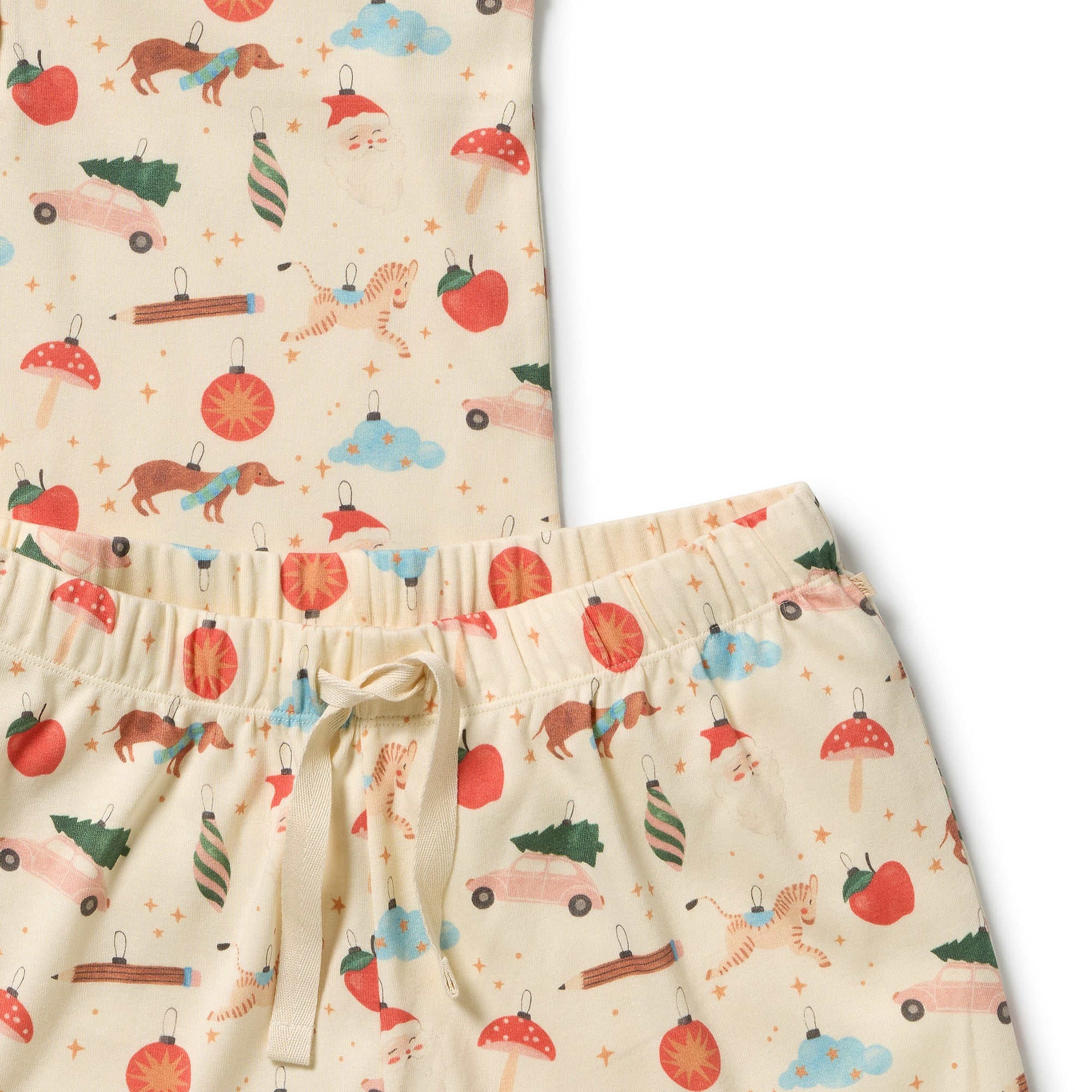 Deck The Halls Rib Womens Pyjamas