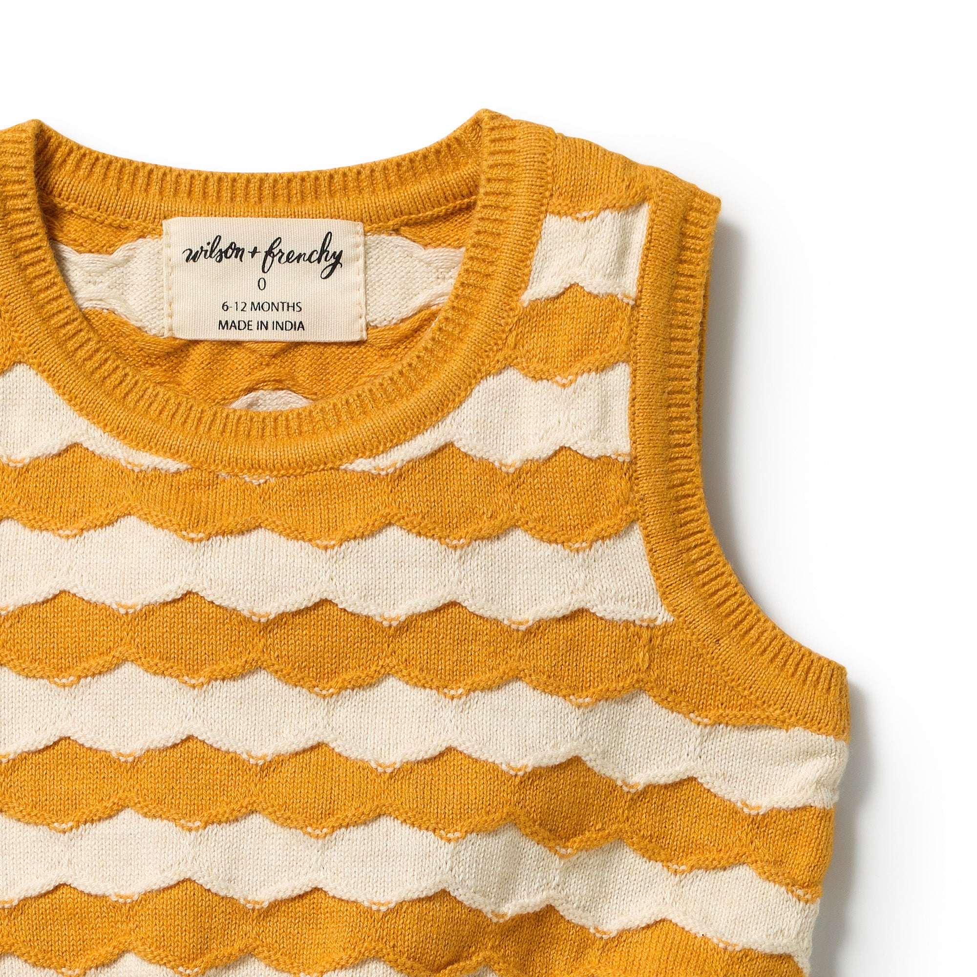 Marmalade Knitted Chevron Bodysuit