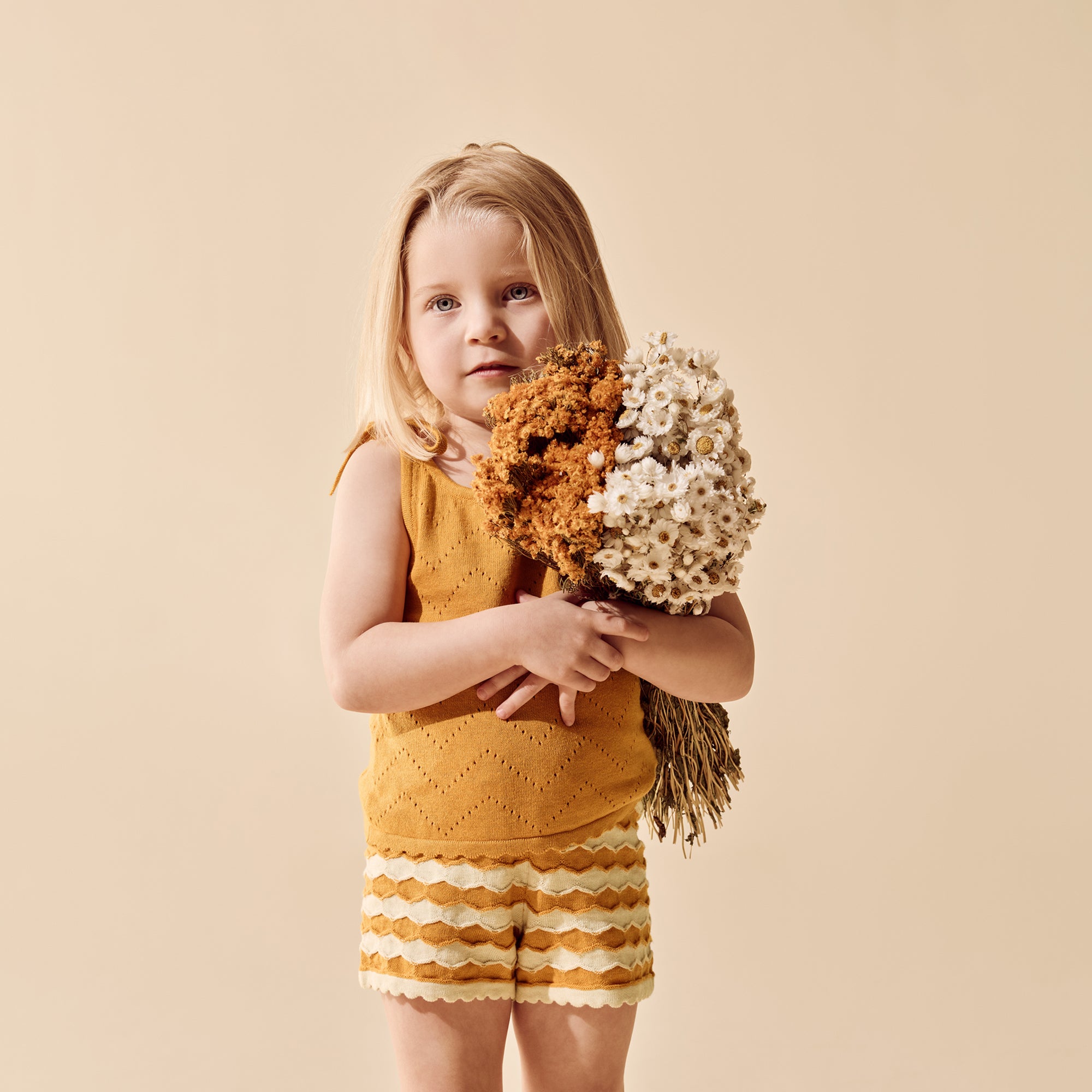 Marmalade Knitted Chevron Set