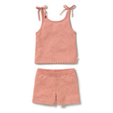 Petal Pink Knitted Pointelle Set