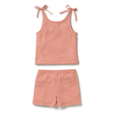 Petal Pink Knitted Pointelle Set