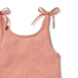 Petal Pink Knitted Pointelle Set