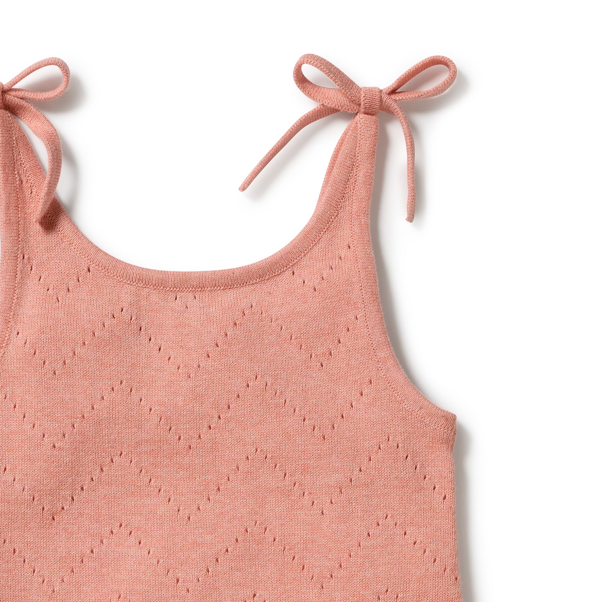 Petal Pink Knitted Pointelle Set
