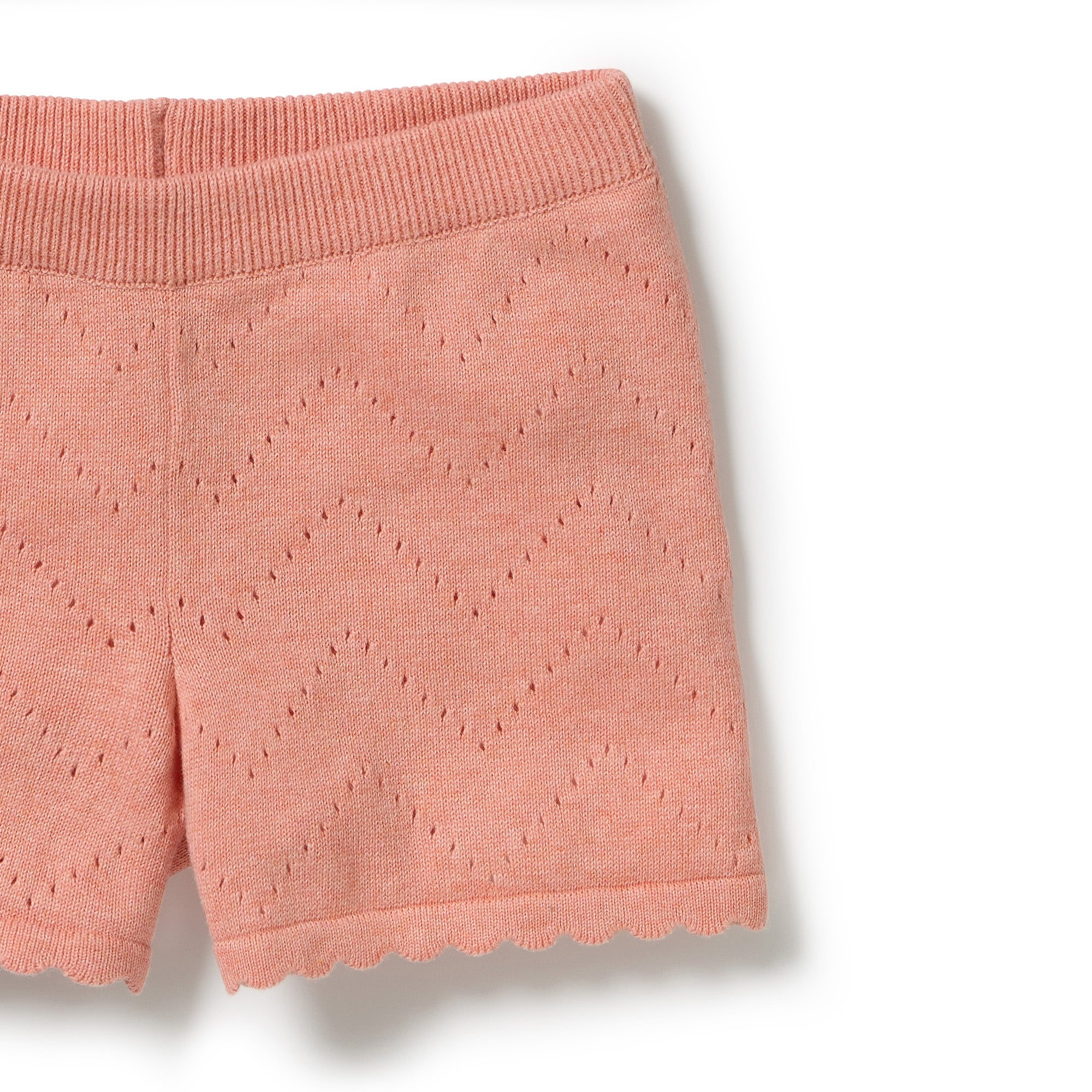 Petal Pink Knitted Pointelle Set