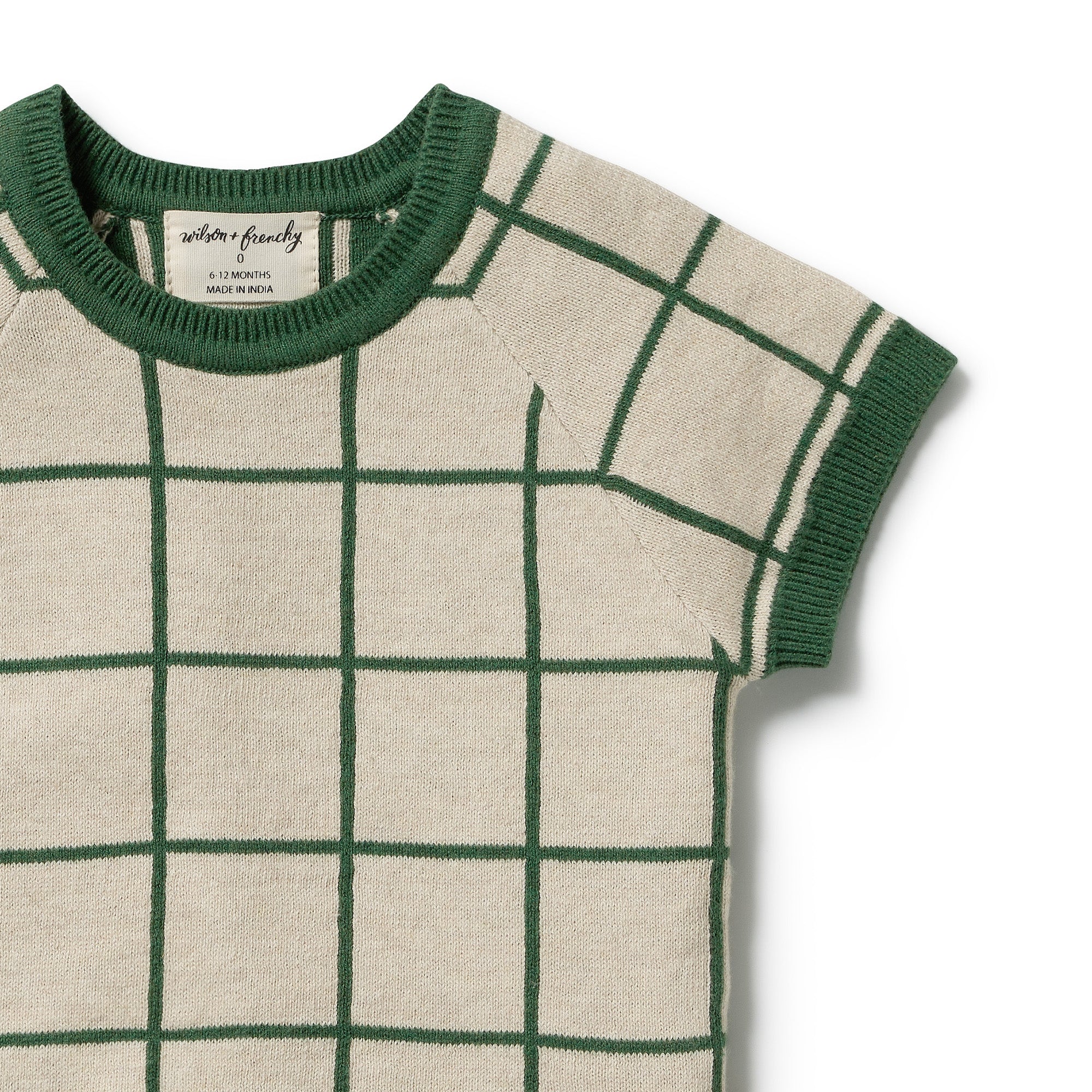Lagoon Knitted Check Set