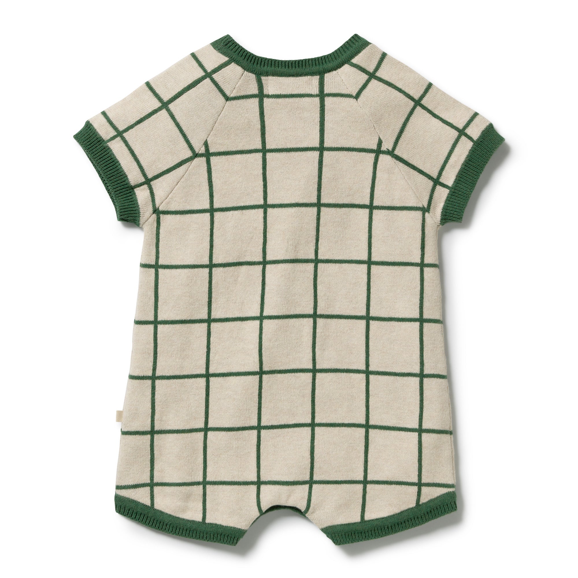 Lagoon Knitted Check Growsuit