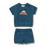 Little Croissant Knitted Set
