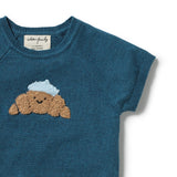 Little Croissant Knitted Set