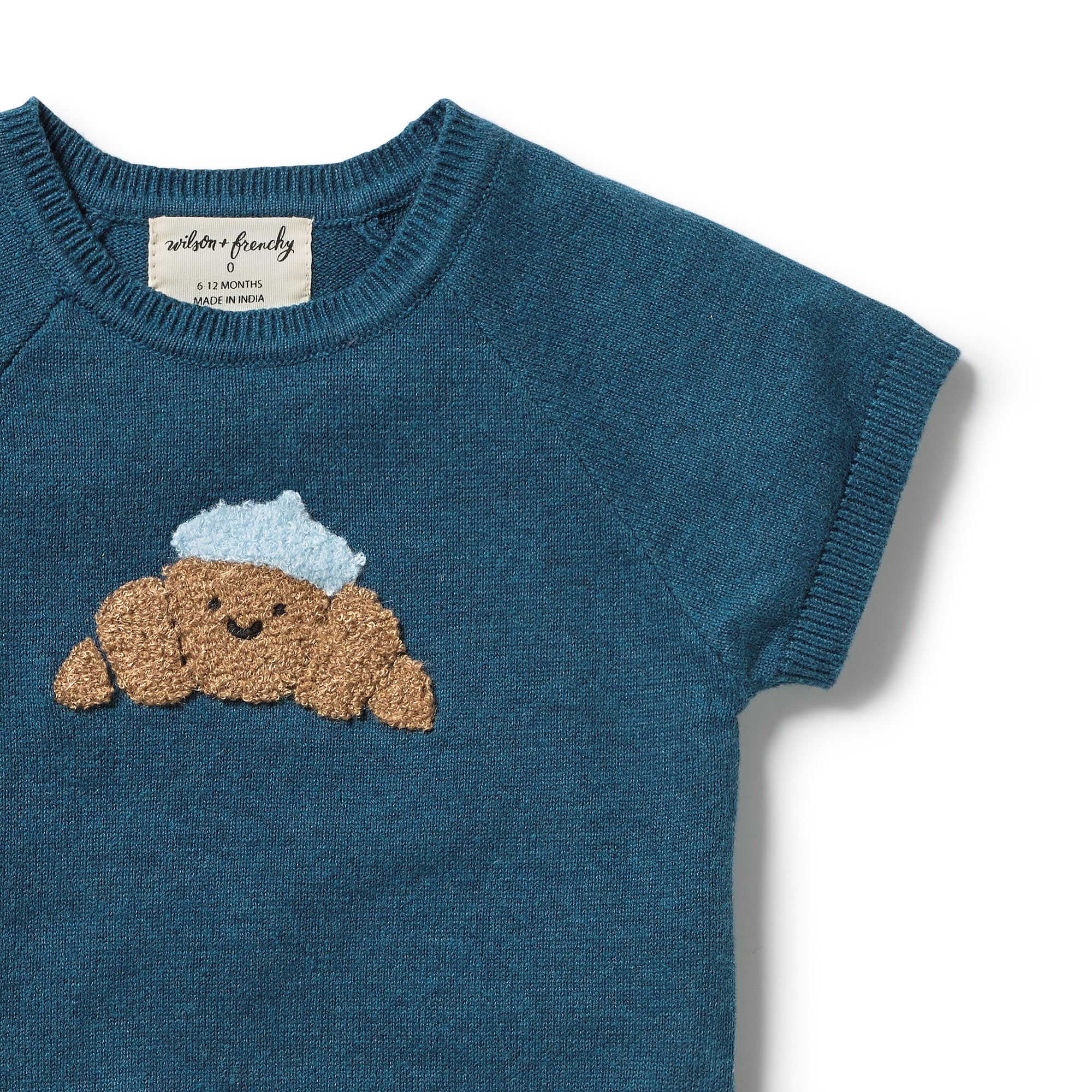Little Croissant Knitted Set