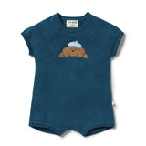 Little Croissant Knitted Growsuit