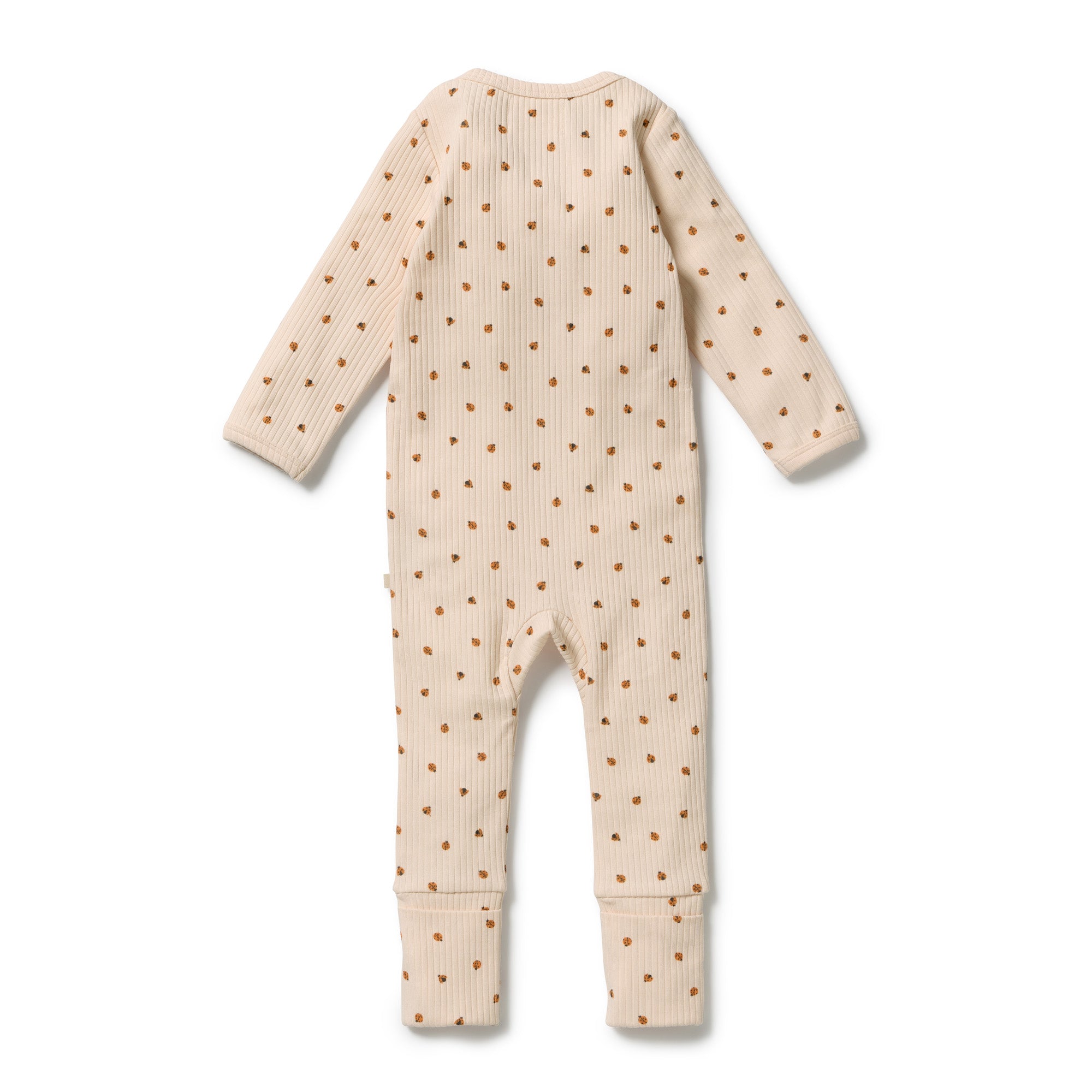 Little Lady Bugs Zipsuit With Feet