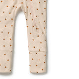 Little Lady Bugs Zipsuit With Feet