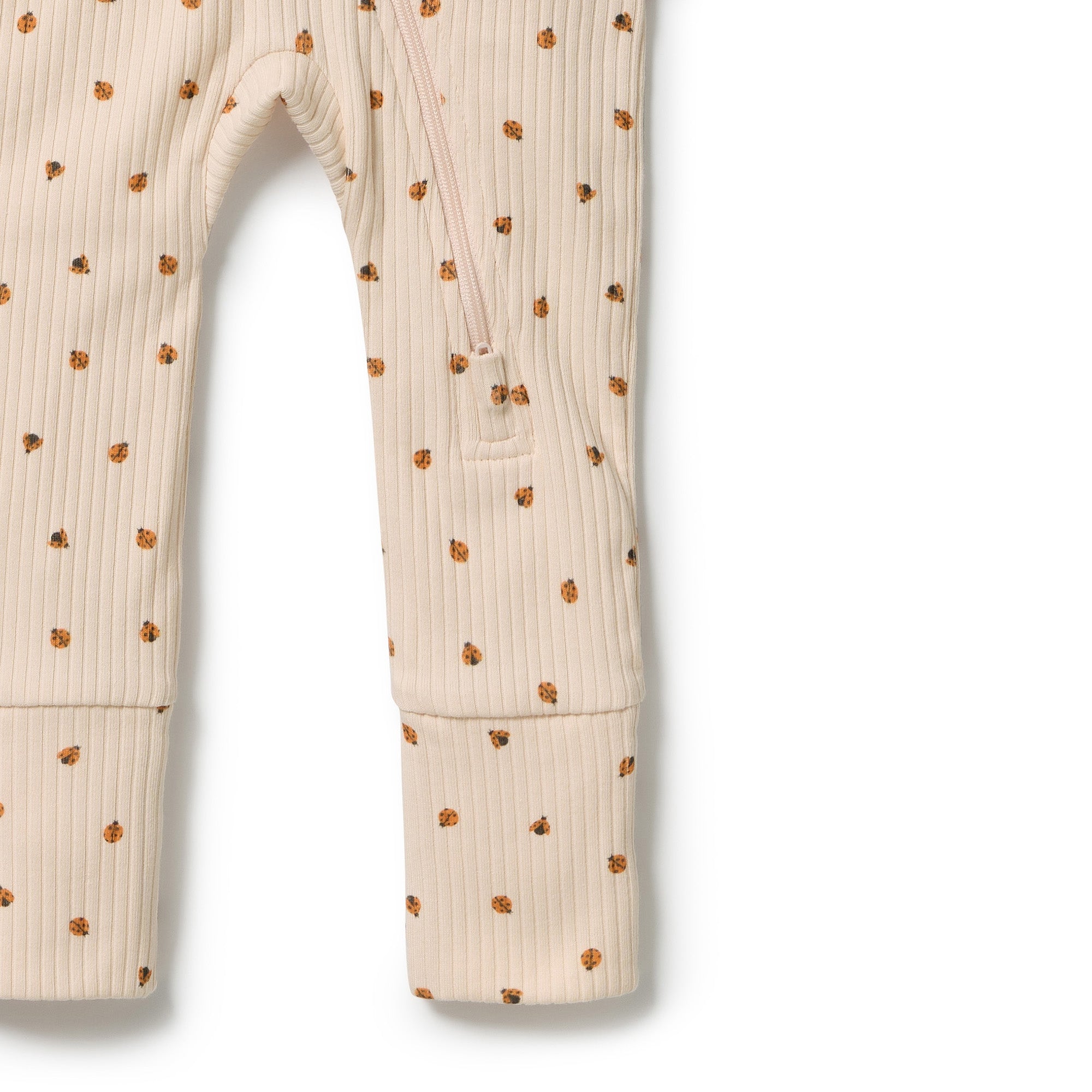 Little Lady Bugs Zipsuit With Feet