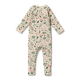 Sweet Bloom Zipsuit With Feet