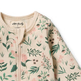 Sweet Bloom Zipsuit With Feet