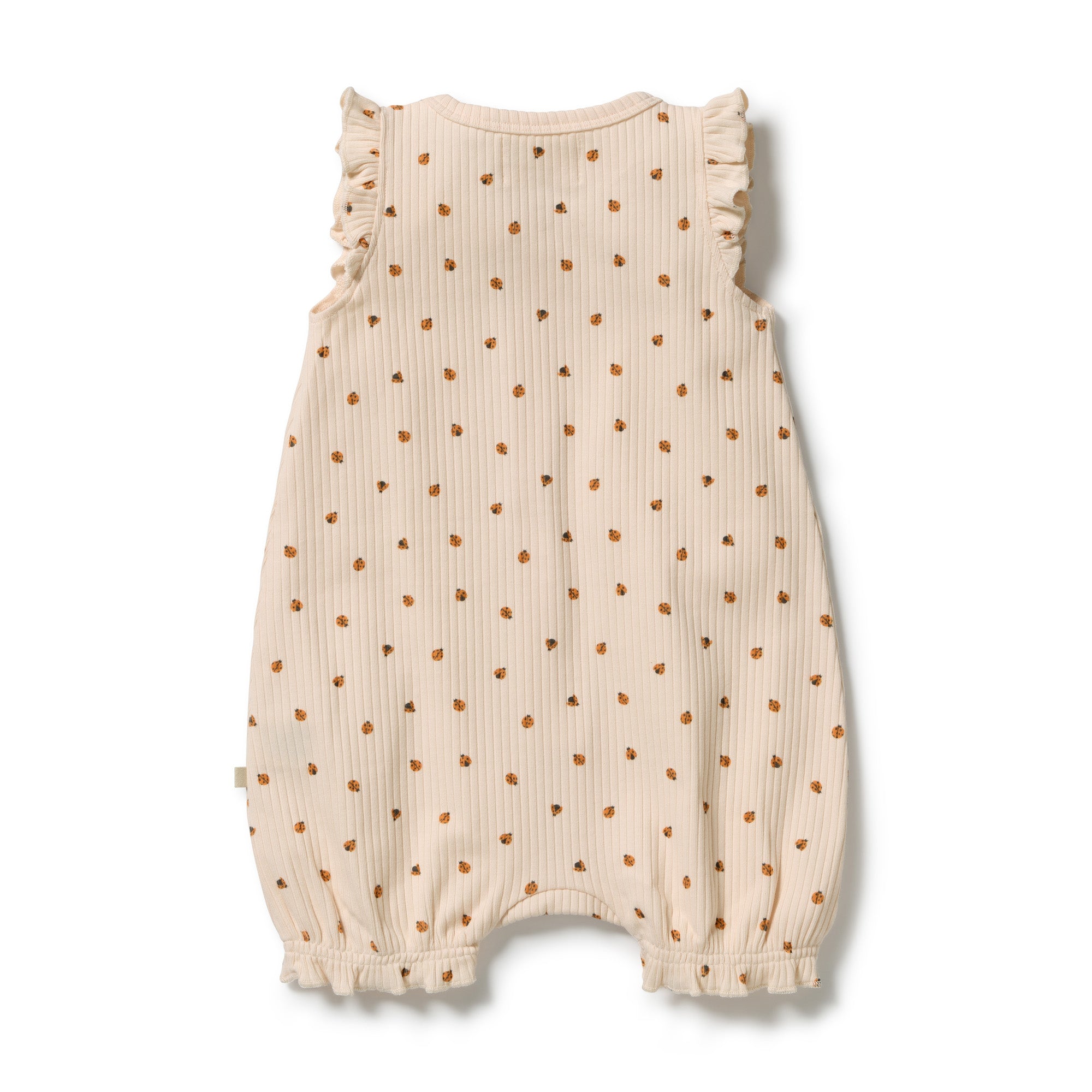 Little Lady Bugs Ruffle Zipsuit