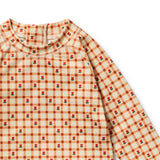 Checkberry Cutwork Rashie Swimset