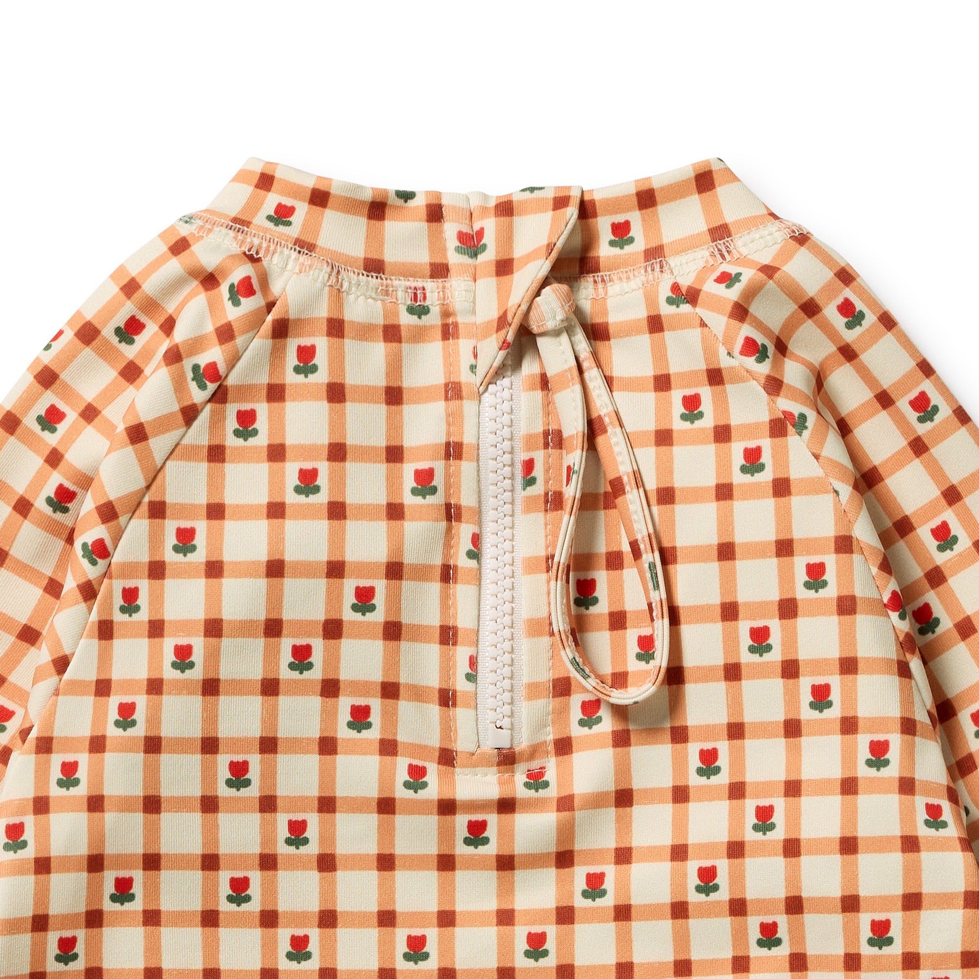 Checkberry Cutwork Rashie Swimset