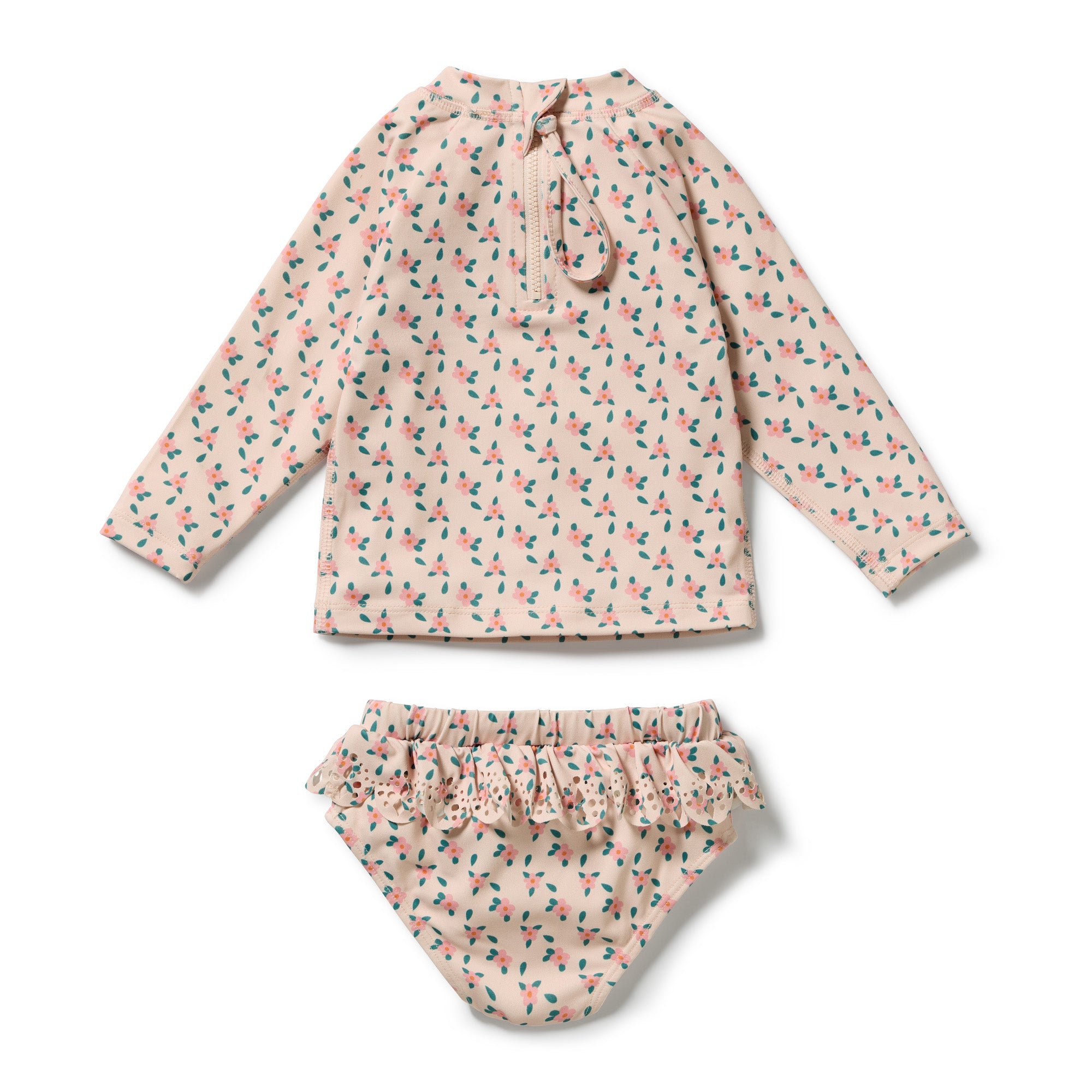 Little Blossom Cutwork Rashie Swinset