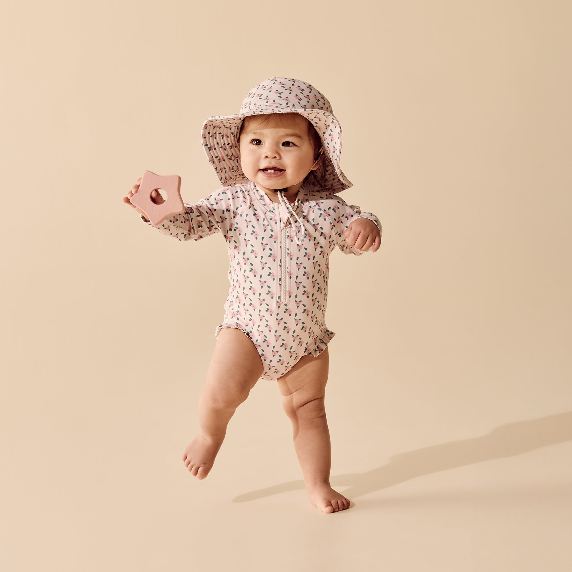 Little Blossom Long Sleeved Swimsuit
