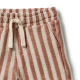Cherry Cola Stripe Terry Short