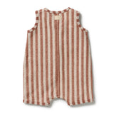 Cherry Cola Stripe Terry Growsuit