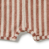 Cherry Cola Stripe Terry Growsuit