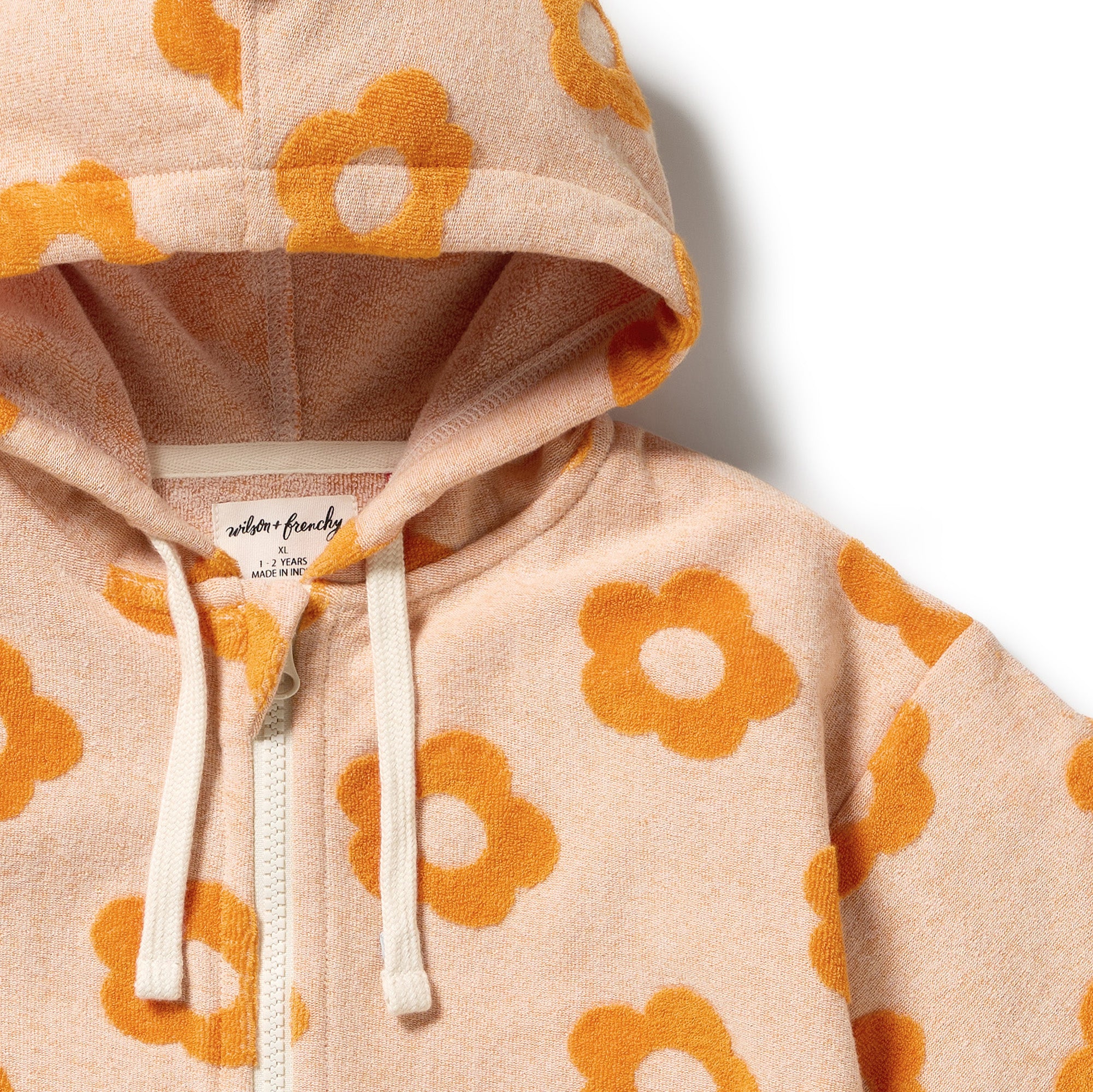 Daisy Glow Terry Hooded Towel