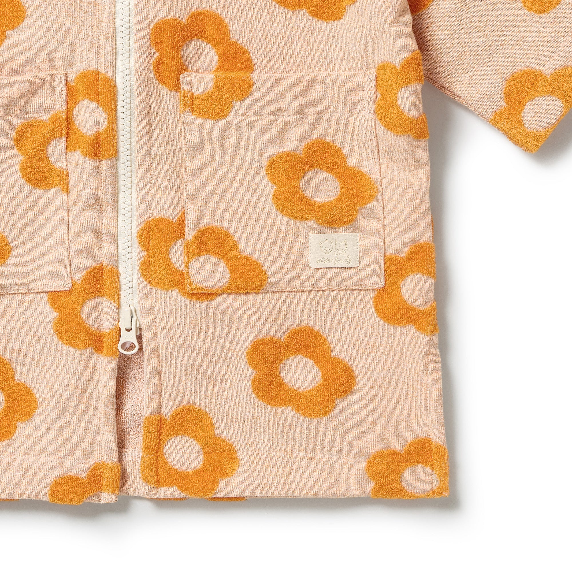 Daisy Glow Terry Hooded Towel