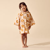 Daisy Glow Terry Hooded Towel