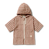 Cherry Cola Stripe Terry Hooded Towel