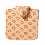 Daisy Glow Terry Hooded Poncho