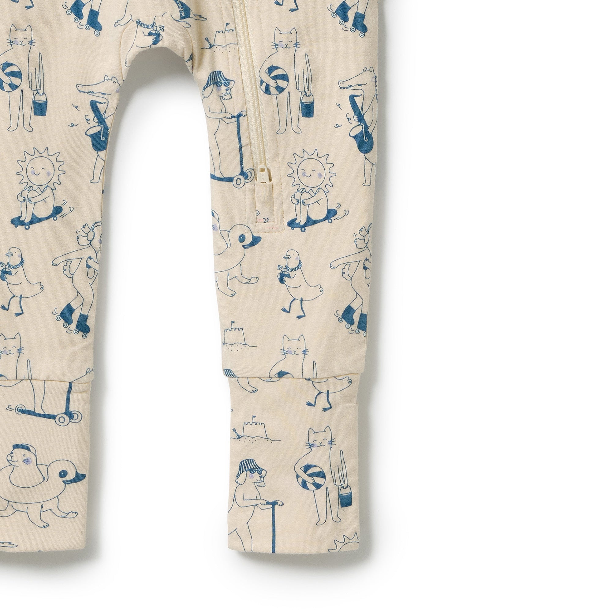 Tout Est Magique Zipsuit With Feet