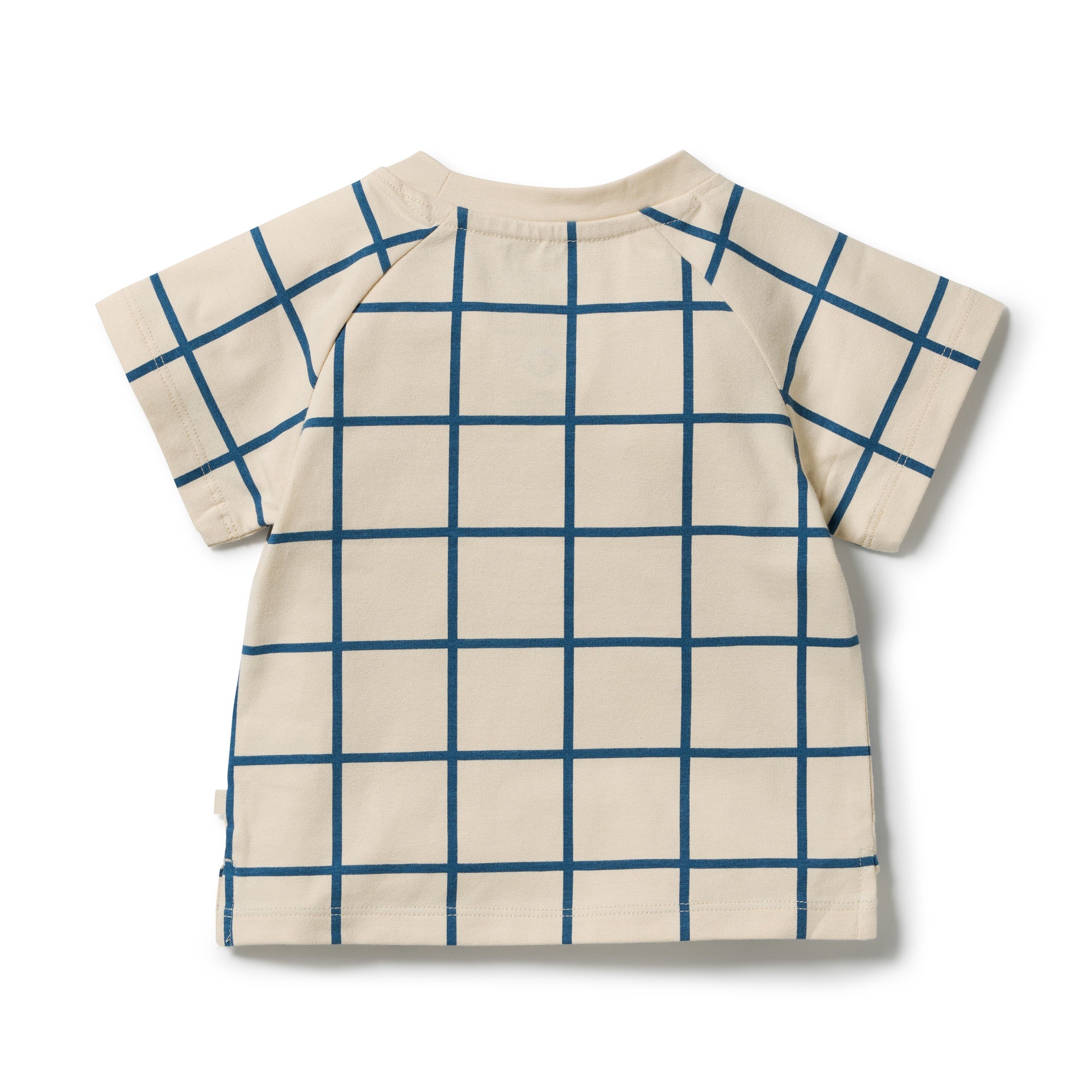 Bright Blue Check Tee